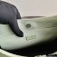 Prada Cleo Brushed Leather Shoulder Bag 1BC499 Aqua Green 2020