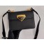 Prada Saffiano Leather Symbole Shoulder Bag 1BD270 Black 2020