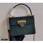 Prada Saffiano Leather Symbole HandBag 1BN021 Dark Green 2020