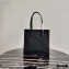 Prada Leather and Nylon Tote Bag 1BG363 Black 2020