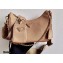 Prada Re-Edition 2005 Saffiano Leather Shoulder Hobo Bag 1BH204 Beige/Gold 2020