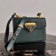Prada Saffiano Leather Symbole Shoulder Bag 1BD270 Dark Green 2020