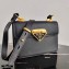 Prada Saffiano Leather Symbole Shoulder Bag 1BD270 Black 2020