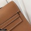 Hermes Kelly Depeches 38cm Briefcase Bag Brown