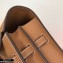 Hermes Kelly Depeches 38cm Briefcase Bag Brown