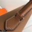 Hermes Kelly Depeches 38cm Briefcase Bag Brown