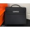 Hermes Kelly Depeches 34cm Briefcase Bag Black