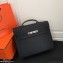 Hermes Kelly Depeches 34cm Briefcase Bag Black