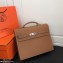 Hermes Kelly Depeches 34cm Briefcase Bag Brown