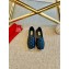 Valentino Metal VLogo Leather Espadrilles Black 2020