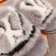Louis Vuitton Mink Fur Homey Flat Mules Gray 2020