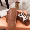 Louis Vuitton Mink Fur Homey Flat Mules Brown 2020