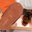 Louis Vuitton Mink Fur LV Suite Flat Mules Brown 2020