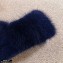 Louis Vuitton Mink Fur Dreamy Slippers Navy Blue 2020