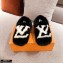 Louis Vuitton Mink Fur Dreamy Slippers Black 2020