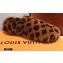 Louis Vuitton Monogram Mink Fur Dreamy Flat Loafers Brown 2020