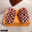 Louis Vuitton Monogram Mink Fur LV Suite Flat Mules Nude Pink 2020