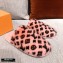 Louis Vuitton Monogram Mink Fur LV Suite Flat Mules Nude Pink 2020