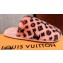 Louis Vuitton Monogram Mink Fur LV Suite Flat Mules Nude Pink 2020