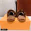 Louis Vuitton Monogram Mink Fur LV Suite Flat Mules Brown 2020