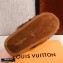 Louis Vuitton Monogram Mink Fur LV Suite Flat Mules Brown 2020