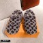 Louis Vuitton Monogram Mink Fur Dreamy Flat Loafers Gray 2020