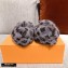 Louis Vuitton Monogram Mink Fur Dreamy Flat Loafers Gray 2020