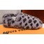 Louis Vuitton Monogram Mink Fur Dreamy Flat Loafers Gray 2020