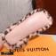 Louis Vuitton Monogram Mink Fur Dreamy Flat Loafers Light Pink 2020