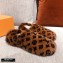Louis Vuitton Monogram Mink Fur Dreamy Flat Loafers Brown 2020