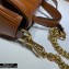 Gucci Diagonal GG Marmont Mini Top Handle Bag 583571 Brown 2020
