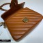 Gucci Diagonal GG Marmont Mini Top Handle Bag 583571 Brown 2020