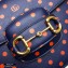 Gucci 1955 Horsebit Shoulder Bag 602204 Polka Dot 2020