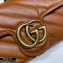 Gucci Diagonal GG Marmont Super Mini Shoulder Bag 476433 Brown 2020