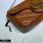 Gucci Diagonal GG Marmont Super Mini Shoulder Bag 476433 Brown 2020