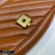 Gucci Diagonal GG Marmont Mini Shoulder Bag 446744 Brown 2020