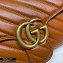 Gucci Diagonal GG Marmont Small Shoulder Bag 443497 Brown 2020