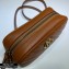 Gucci Diagonal GG Marmont Mini Shoulder Camera Bag 448065 Leather Brown 2020