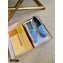 Louis Vuitton Monogram Starboard Flat Espadrilles Satin Blue 2020