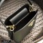Prada Micro Saffiano Leather Matinée Bag 1BA286 Black 2020