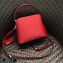 Prada Micro Saffiano Leather Matinée Bag 1BA286 Red 2020