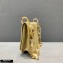 Prada Vintage Chain Shoulder Bag 6671 Fabric Beige 2020
