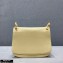 Prada Vintage Chain Shoulder Bag 6671 Fabric Beige 2020