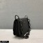 Prada Vintage Chain Shoulder Bag 6690 Fabric Black 2020