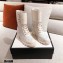 Gucci GG Canvas and Leather Boots White with Interlocking G 2020