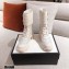 Gucci GG Canvas and Leather Boots White with Interlocking G 2020