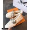 Louis Vuitton Fur Bow Loafers White 2020