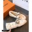Louis Vuitton Fur Bow Loafers White 2020