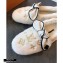 Louis Vuitton Fur Bow Loafers White 2020
