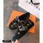 Louis Vuitton Fur Bow Loafers Black 2020